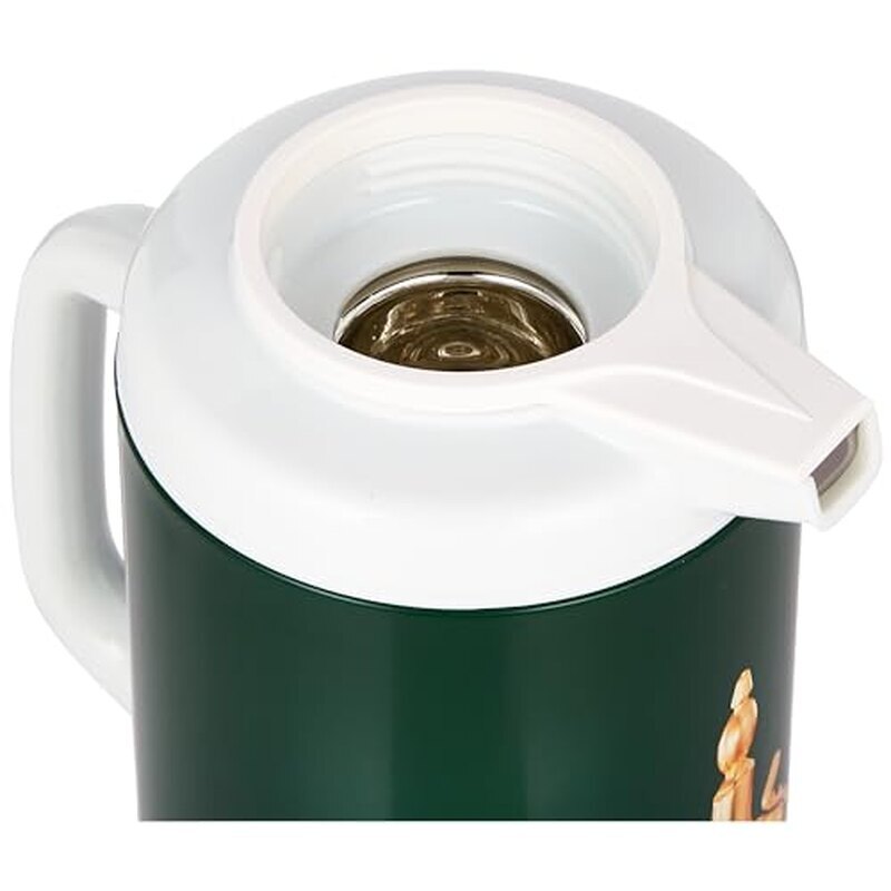 Peacock أبو طاووس Japan CIT Model 40 Green Gold Vacuum Flask | Premium Japanese Thermos for Tea, Coffee & Hot Water | Hot & Cold Insulated Flask