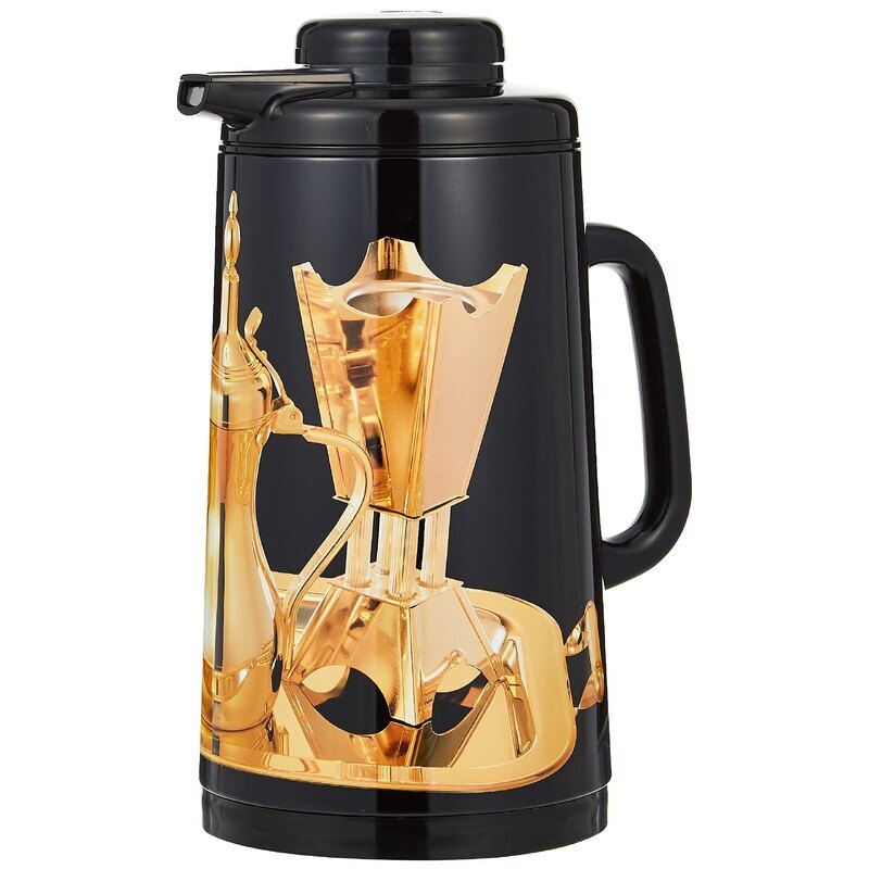 Peacock أبو طاووس Original Japan CIT Model 40 Royal Black Vacuum Flask | Premium Japanese Thermos for Tea, Coffee & Hot Water | Hot & Cold Insulated Flask