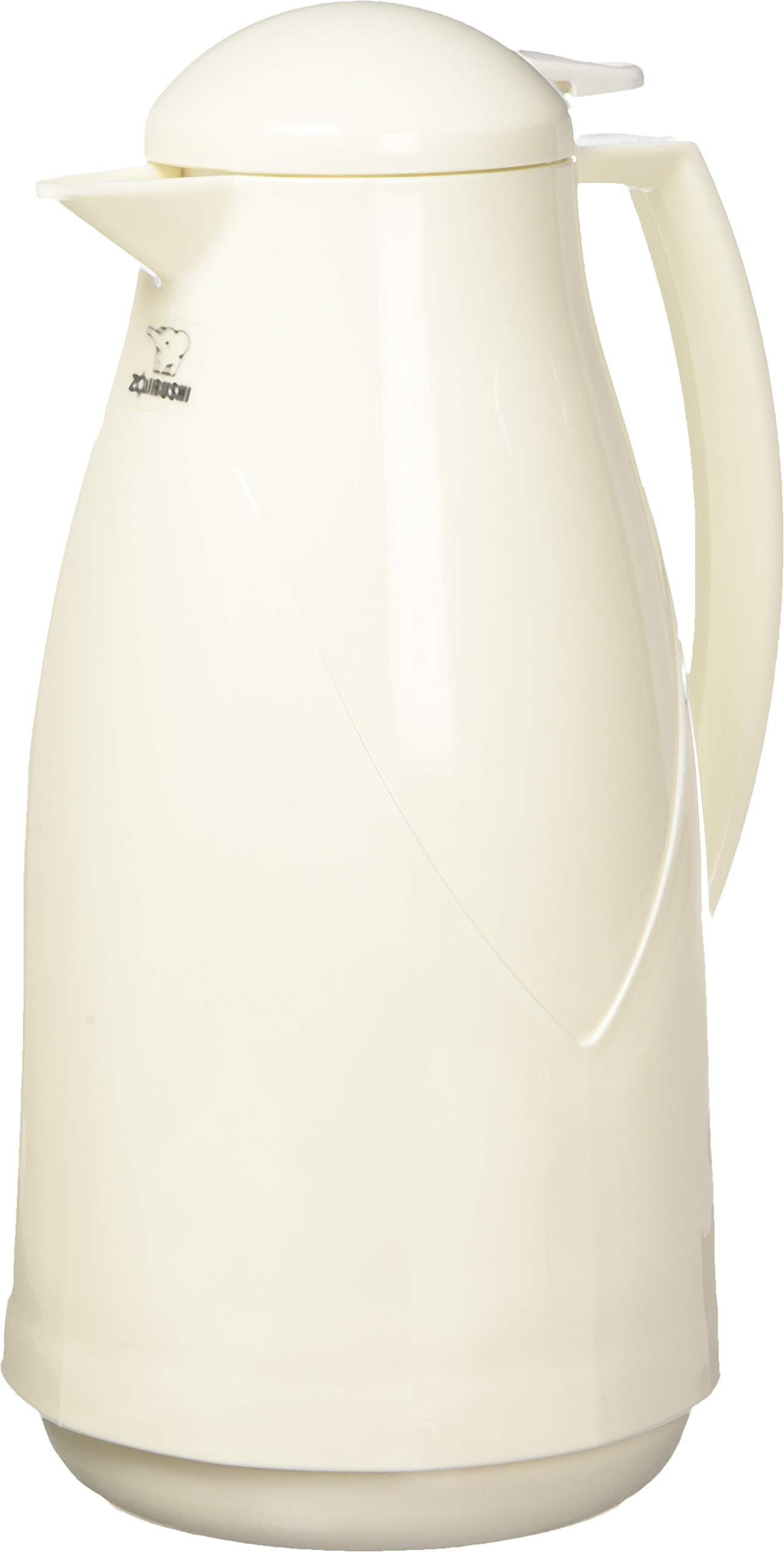 ZOJIRUSHI Euro Carafe AG-KB10WH 1.0L White | 4 Cup Thermal Carafe with High-Impact Corrosion-Free Body | Heat Retention up to 24 Hours | Easy Pour Vacuum Flask for Tea, Coffee & Hot Water