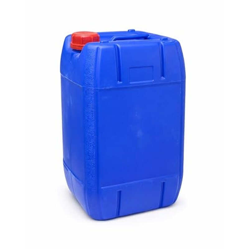 جِری‌کان سنگین HDPE برای نگهداری مایعات | پلاستیک صنعتی با درپوش قرمز | مناسب آب، مواد شیمیایی، شوینده‌ها و روغن‌ها | آبی
