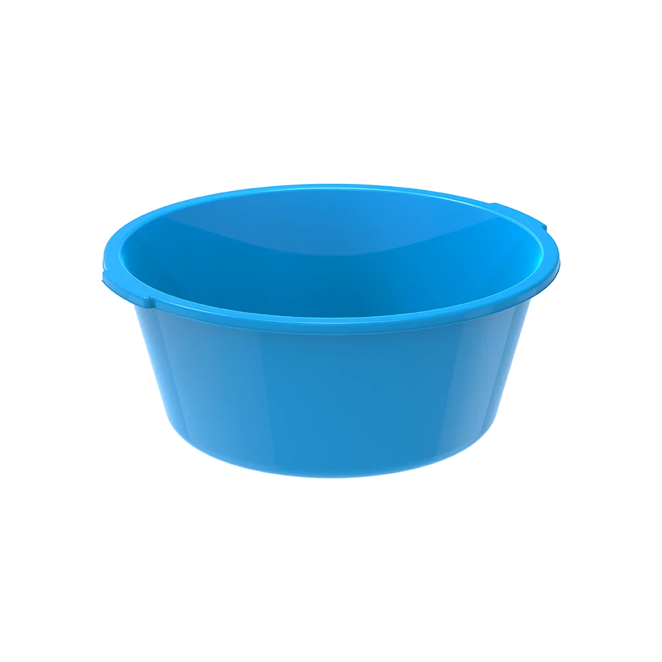 COSMOPLAST Plastic Basin | Durable Multipurpose Round & Deep Wash Basin for Laundry, Cleaning, Kitchen & Household Use